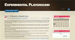 Desktop Screenshot of experimental-playground.com